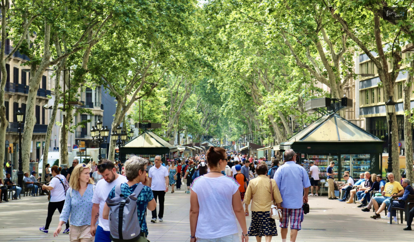 Strolling Through Las Ramblas