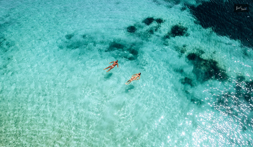 Swimming At the Beach 