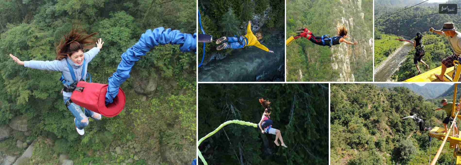 Best Places For Highest Bungee Jumping In India - Adventure