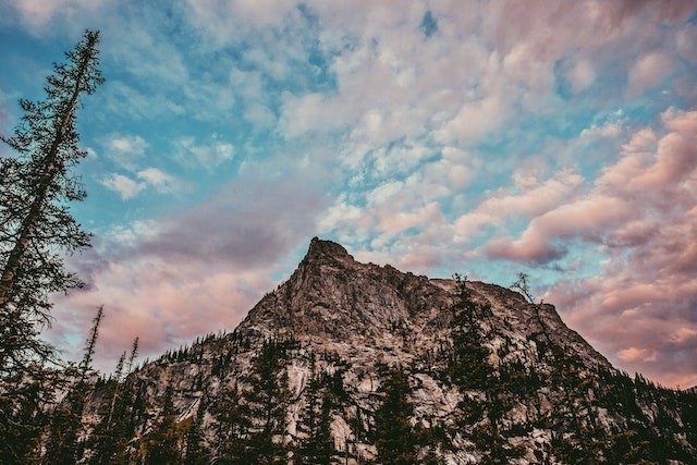 mountain top view