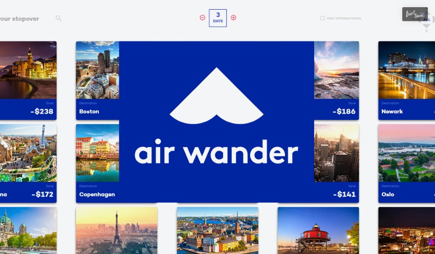 Airwander Platform For Making Bookings To Travel