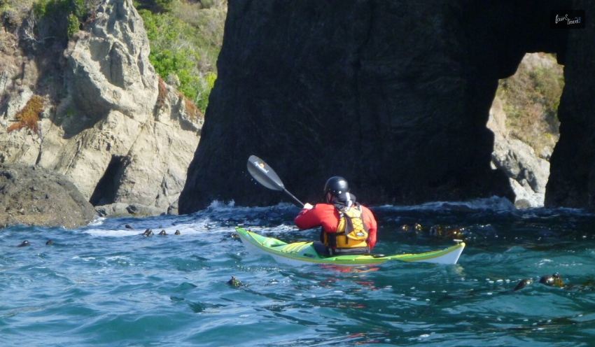 Cave Sea Kayaking At Albion Caves
