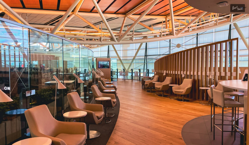 SkyTeam Lounge International Departures at Vancouver International