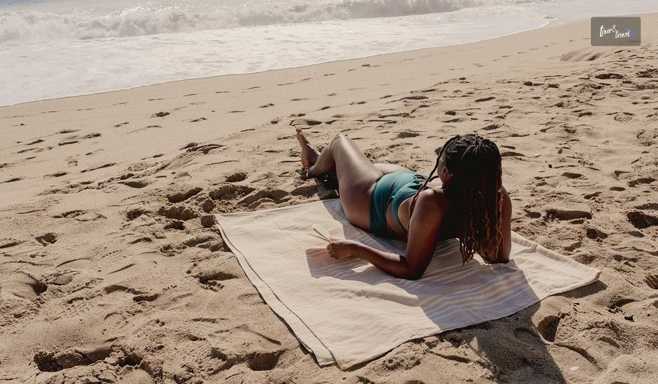 Sunbathing And Swimming