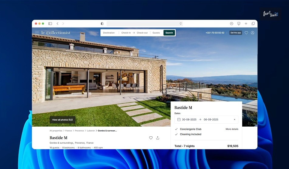 Select the location as Provence