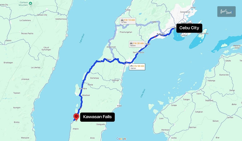 How To Reach Kawasan Falls From Cebu City