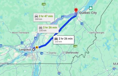 Longueuil to Laval University by Bus