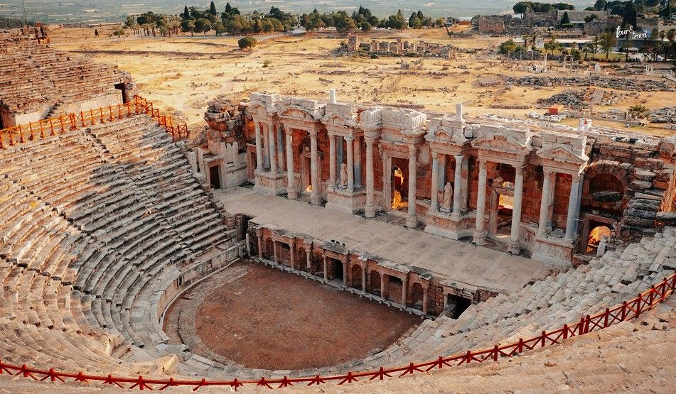 The Ancient Hierapolis Or The Holy City Of Pamukkale