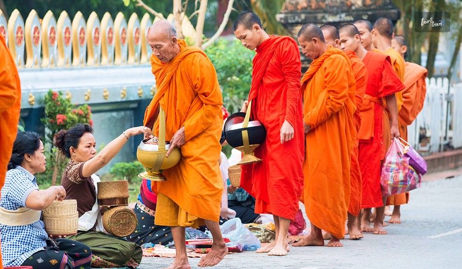 Alms Giving Ceremony