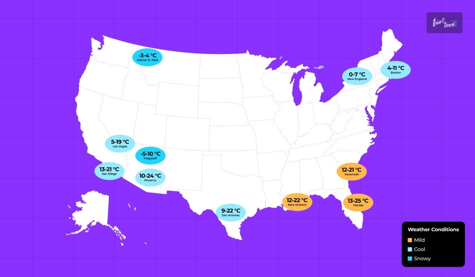 How I Have Chosen The Best Places To Visit In November In The USA