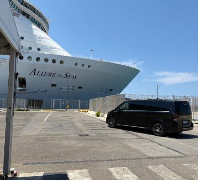 Cruise Docks At Civitavecchia