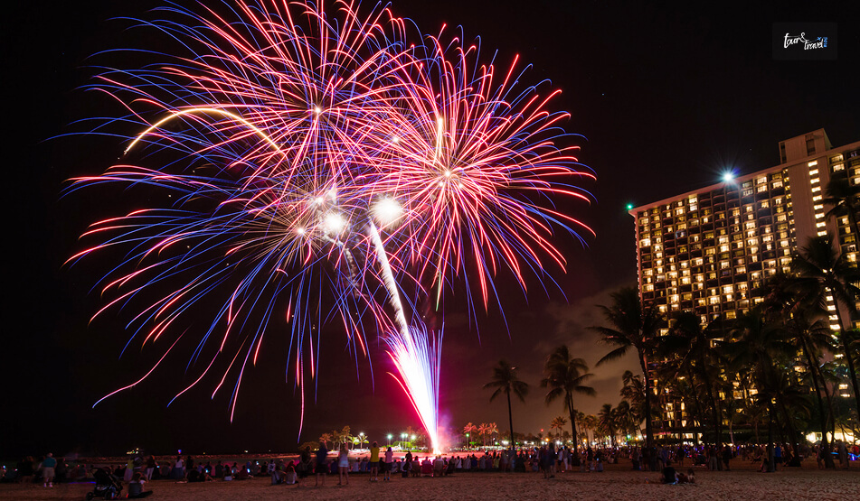 Enjoy The Fireworks In Waikiki