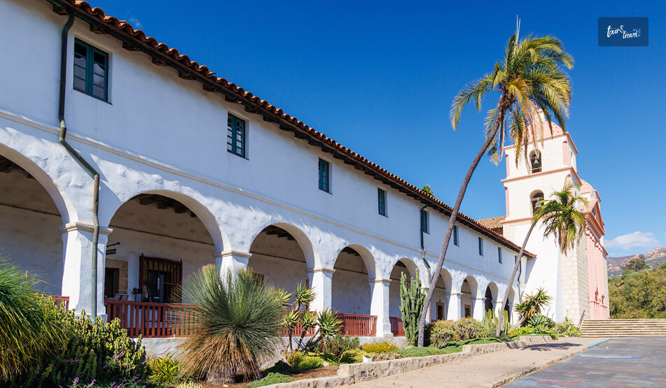 Morning In Santa Barbara Downtown