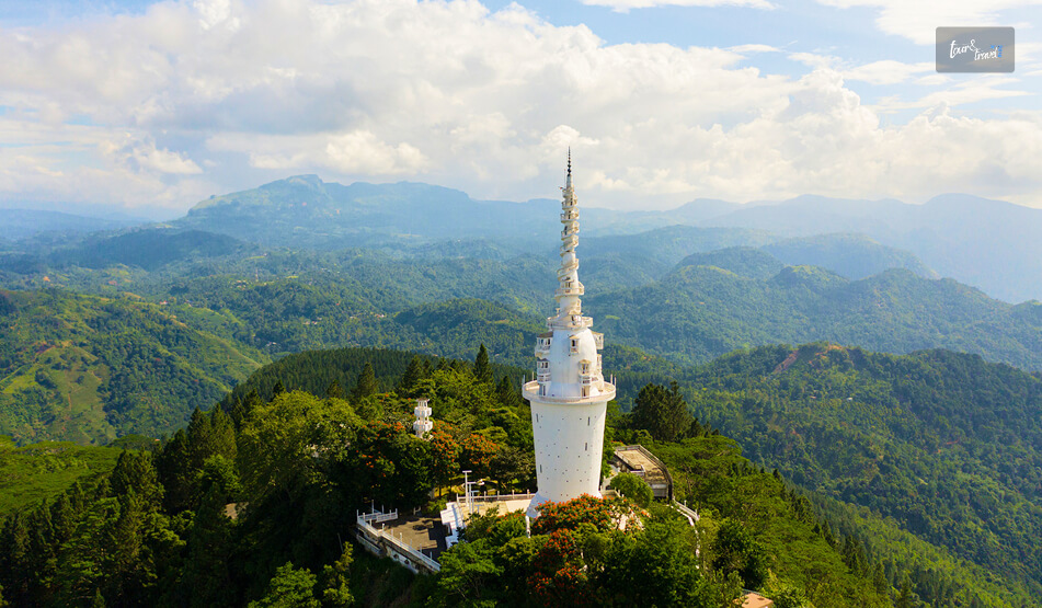 Climbing Up The Ambuluwawa Tower