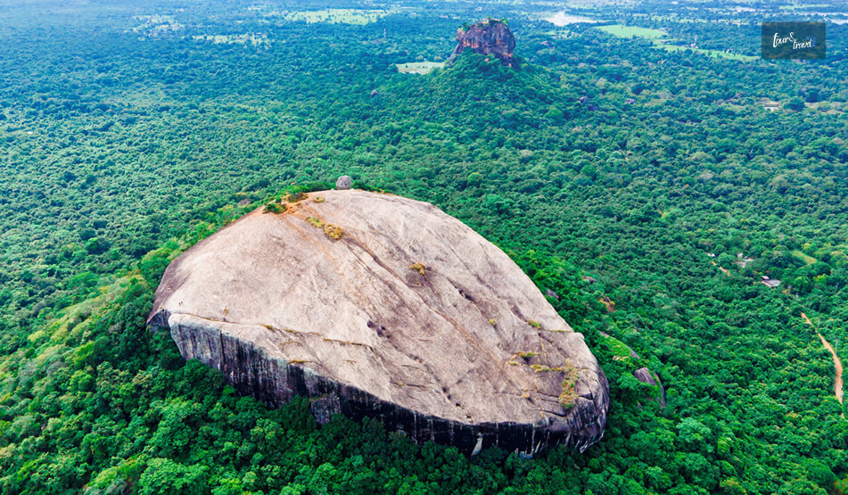 Climbing Up The Pidurangala Rock