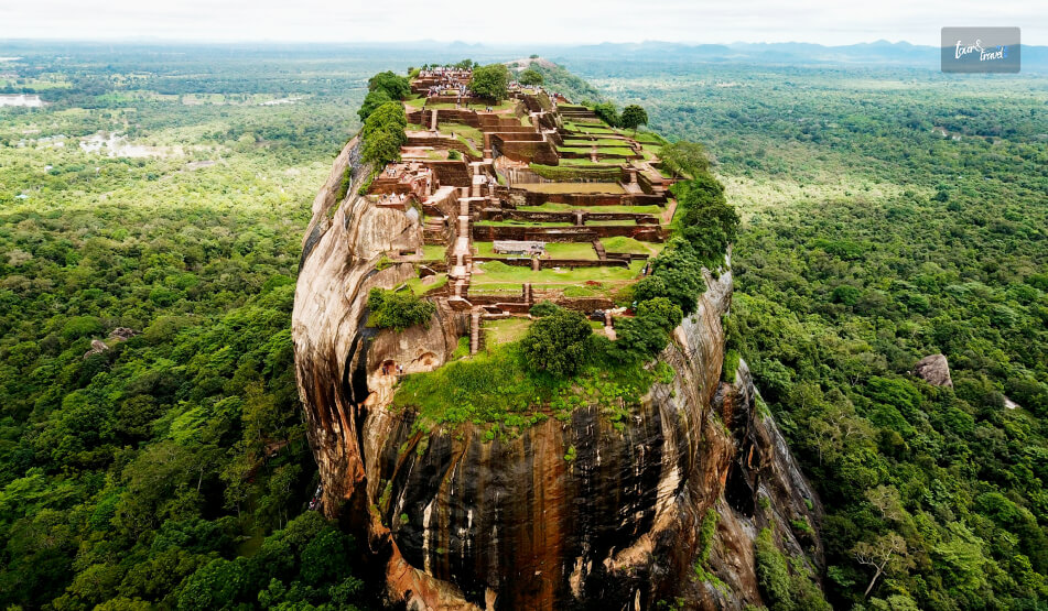Climbing Up The Sigiriya Rock