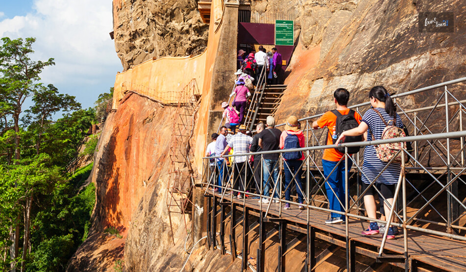 Wildlife And Safety While Climbing The Sigiriya Rock