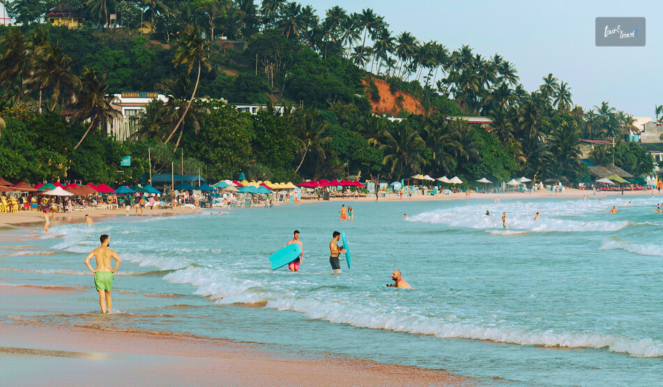 Spending A Relaxing Time At Mirissa Beach