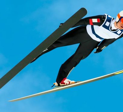how is it possible for ski jumpers to stay in the air so long and how do they train for that