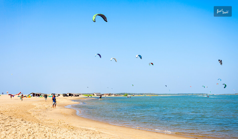 Kite Surfing In Kalpitiya