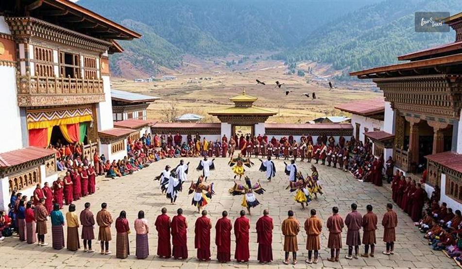 Black-necked Crane Festival Bhutan