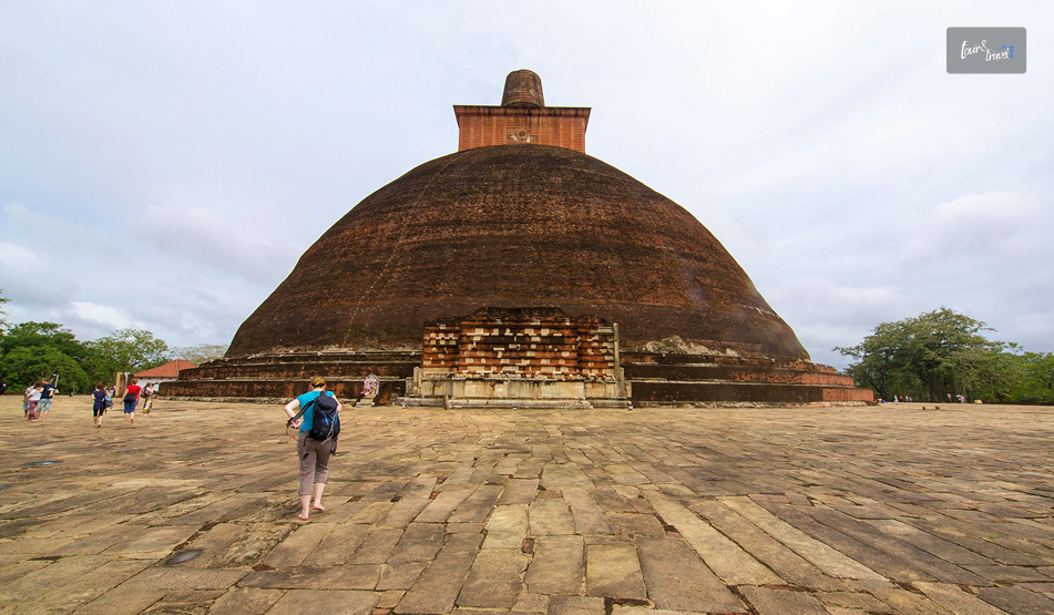Jetavanaramaya: Standing Before The Tallest Brick Stupa In Anuradhapura